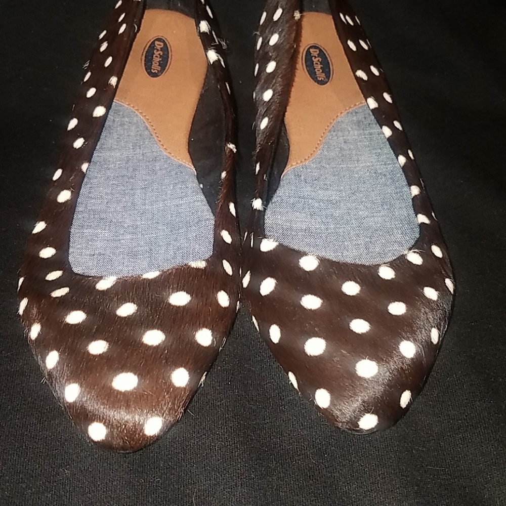 Polka dot flats